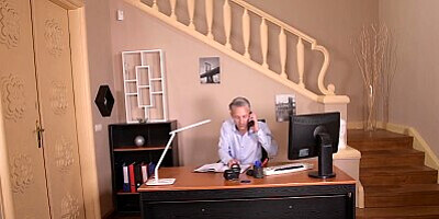 DP threesome with two big dicks for Liv Revamped's tight pussy and asshole