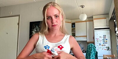 Sexy Student Deepthroat Big Dick until Cum in Mouth after Exam - POV