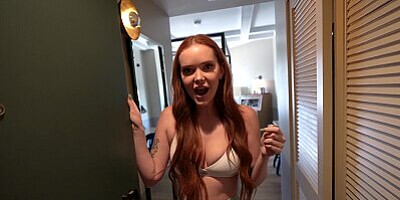 I FUCKED MY DADS HOT REDHEAD GIRLFRIEND - Chloe Foxxe