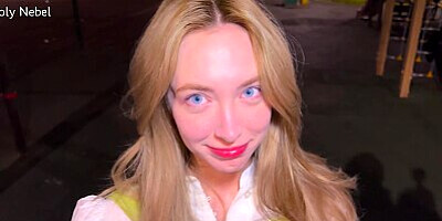 Silly stepsister got stuck again and let me creampie her for the help - Loly Nebel