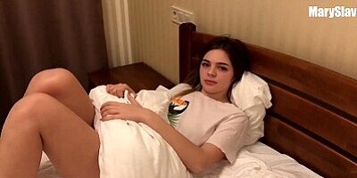 CAUGHT SLUTTY stepsister WHILE SHE WAS WATCHING PORN