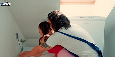 Hot milf called a plumber and of course knows how to thank him