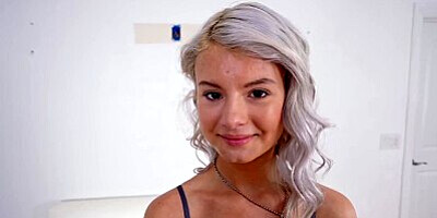 FIT18 - Luna Fae - Casting and Creampie Skinny Silver Haired Teen