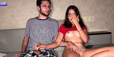 Step Sister Puts My Hand On Her Pussy - Cute Teen Was Turned On By Joint Handjob - Loud Moaning Orgasm