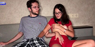 Step Sister Put My Hand On Her Pussy! Cute Teen Was Turn On By Joint Handjob! Loud Moaning Orgasm