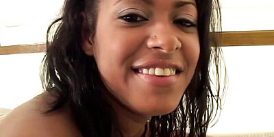 Sweet Sandy Rio's facial scene