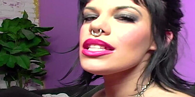 POV smoking hand job Gia Paloma dirty talk huge load all over her massive tits ManoJob Classic!