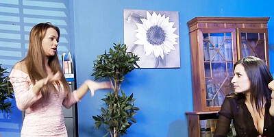 Lissome Sensual Jane and Jasmin Black at hd action