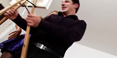 SCOUT69 - Big natural Tits MILF tricked to FFM Threesome Fuck by real Couple with Young Wife (Daria Glower, Christina Jolie)