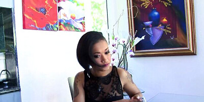 Hot Skin Diamond's bbc porn