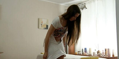 Impressive side piece's bangateen video