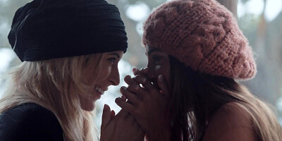 Blonde and brunette are enjoying the taste of each other's pussy juice