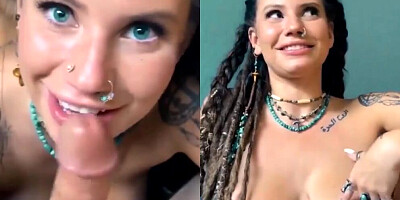 Amateur Hippie Busty PAWG Teen Step Sister POV Rough Fucked Sextape - Indica Flower