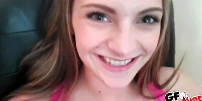 Looking-good Kennedy Nash at big cock trailer