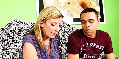 Threesome movie with endearing Sara Jay and Jonny Slim from Hot 4 MILF