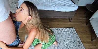 Virgin Cute Babysitter Gave Her Body and Ass