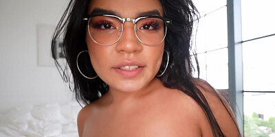 Marvelous girl is fucked in the face by a big-dicked stallion