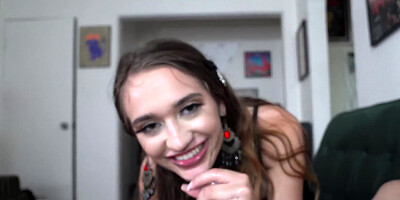 Depraved Sera Ryder sucks a thick cock and rides it nicely