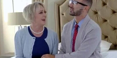 Son Cums In Step Moms Pussy To Make Her Pregnant - Dee Williams