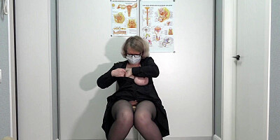 A Clear Example of Sexual Intercourse From a Mature Teacher in Class. Do You Want Training for Her? PAWG and Hairy Pussy. BBW.