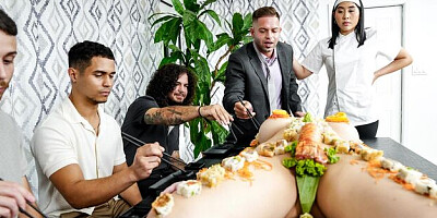 Oral scene with romantic Emerald Loves and Suki Sin from FreeUse Milf