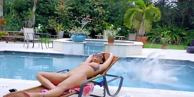 Cherie Deville has the best boobs and he cannot resist