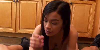 SPYFAM Step Daughter Takes Advantage Of Big Dick Step Dad