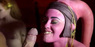 Star Wars porn parody with FFM fucking interspecies style