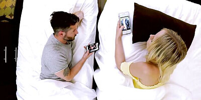 Exciting Natalia's blowjob scene