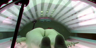 Live Voyeur Masturbation in Solarium