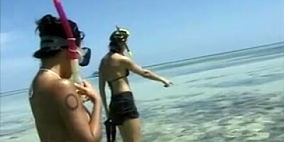 Cheyenne silver banged in the beach