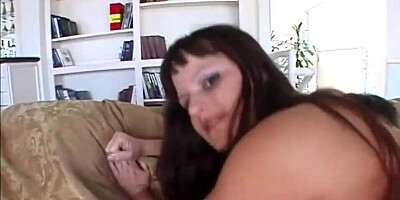 Big Cock Pounds Tight Brunette Babe In Every Tight Hole