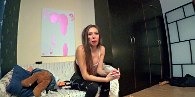 Real Girlfriend is asked to Suck & Swallows Cum Laura Quest Full Video