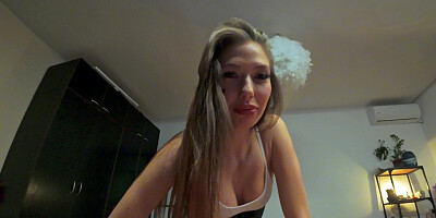 Real Girlfriend is asked to Suck & Swallows Cum Laura Quest Full Video