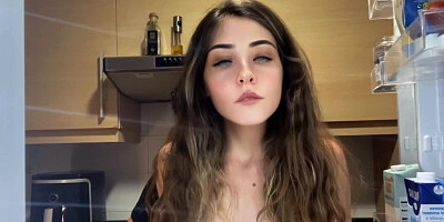 I can't believe it.. my stepfather fucks me in the kitchen, harder than ever and I want him to cum inside me