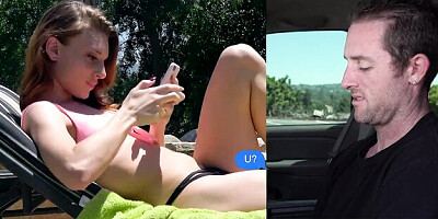 Amatory Jaycee Starr's riding dick dirt