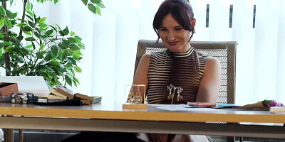 Jeny Smith is THE queen of hardcore teasing at work
