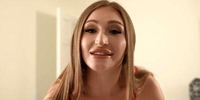 Mom with long and sexy hair getting fucked by stepson