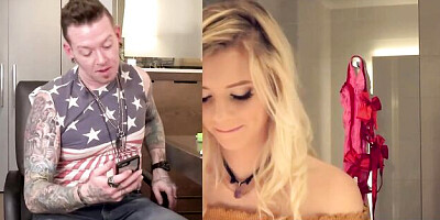 Forbidden Hookups featuring Riley Star and Hannah Hays's texting trailer