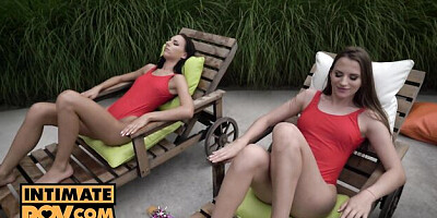 Stella Flex and Alexa Flexy's missionary clip by Intimate POV