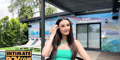 Eliza Ibarra's small tits sex by Intimate POV