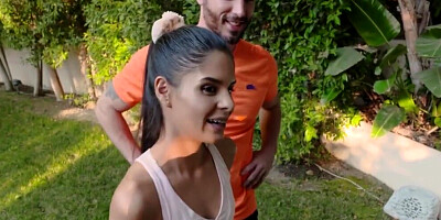 Tight Latina showcasing her amazing body. in MMF