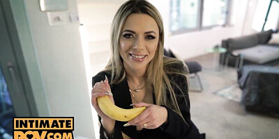 Blowjob dirt with matchless Shalina Devine from Intimate POV