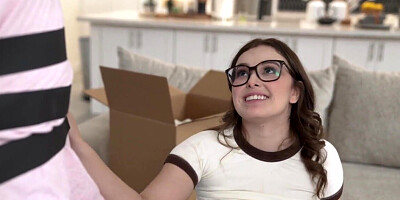 Stepmom and stepgirlfriend fucking in a threesome movie