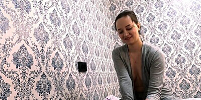 Stepmom caught masturbating and decided to fuck me