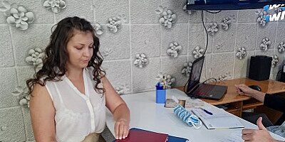 A female student came to an exam with a sexy teacher and left with her panties full of cum.