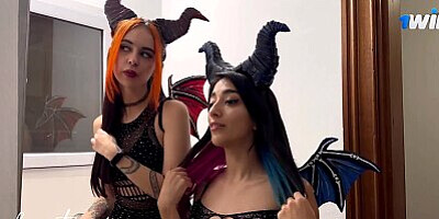 Especial de Hallowen , mi amiga nos ve teniendo sexo anal Ft Mr Joseph y LadyD