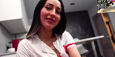 I bought sex with a Milf Nurse under the pretext that my penis hurts - Melisa Creative