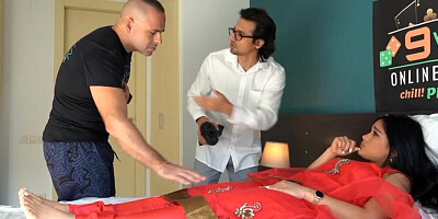 Perverted doctor takes care of a sick Indian hottie