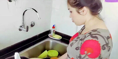 Unexpectedly cool masked macho fucks a housewife